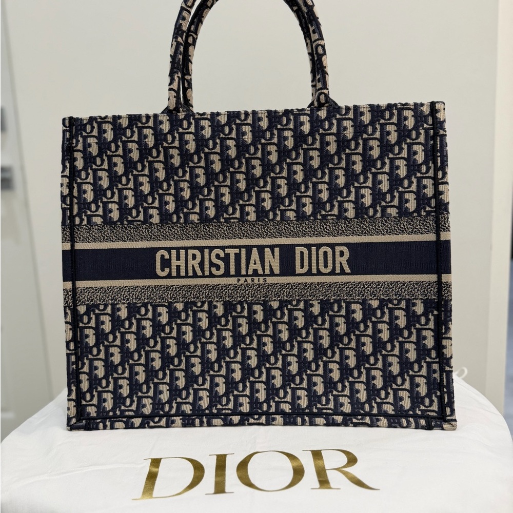 Large Dior Book Tote